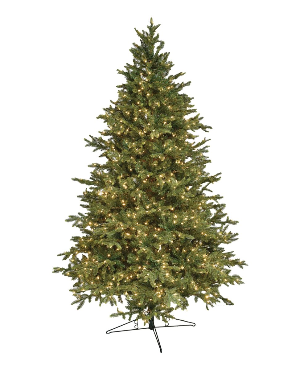 Alaskan Deluxe Warm White LED Christmas Tree, 12'